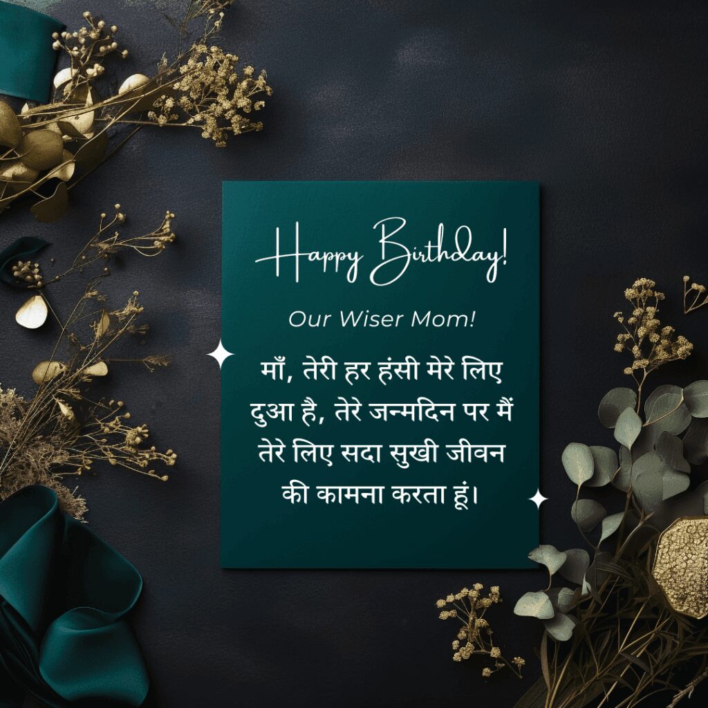 Birthday Wishes For Mummy In Hindi