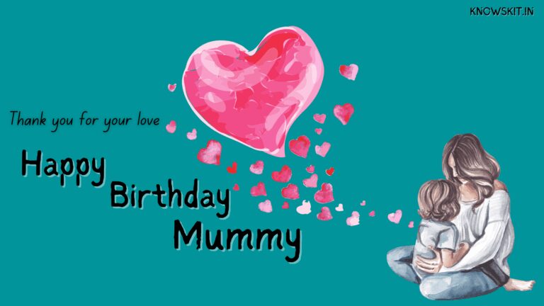 Birthday Wishes For Mummy In Hindi