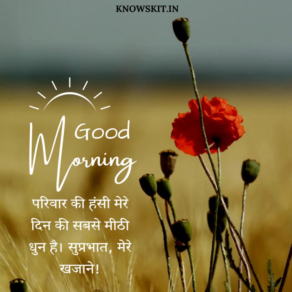 Good morning love wishes in Hindi