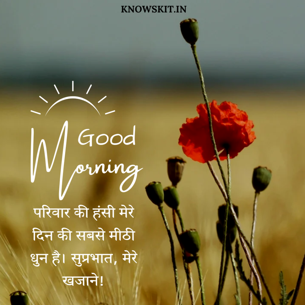 Good morning love wishes in Hindi